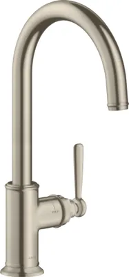 Produktbild von hansgrohe Spültisch-Einhebelmischer 260 Axor Montreux mit Schwenkauslauf, brushed nickel
