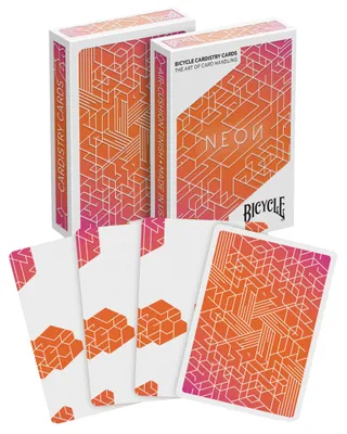 Produktbild von Bicycle Neon Orange Cardistry Edition Spielkarten