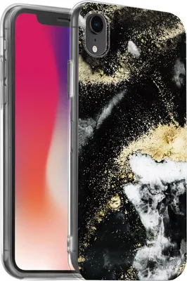 Produktbild von Hülle für Apple iPhone XR Schutzhülle Marmor Motiv Handy Case Silikon Slim Cover