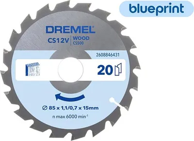 Produktbild von DREMEL® Blueprint Holz Kreissägeblatt 85 mm