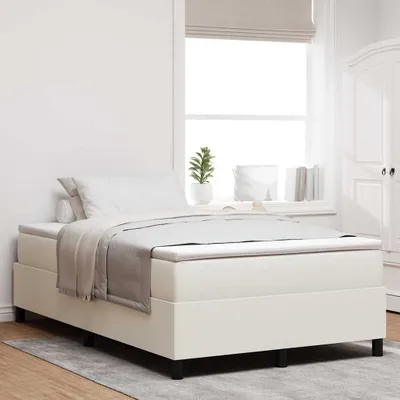 Immagine prodotto di Maison Exclusive - Letto a piattaforma color crema 120 x 190 cm in velluto