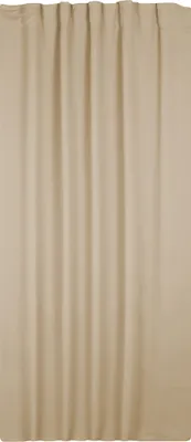 Produktbild von Verdunkelungsvorhang Kräuselband 300 x 245 cm Beige Sand Vorhang blickdicht abdunkelnd Gardine wärmeisolierend