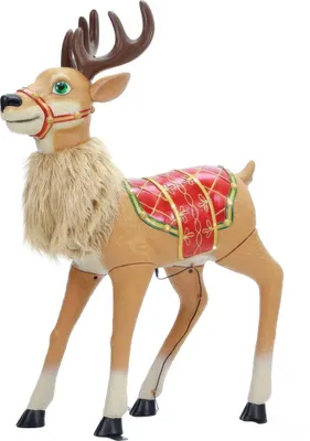 Produktbild von Weihnachtsrentier Animiert mit Licht und Sound 120 cm -