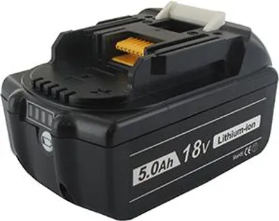 Produktbild von Lithium-Ionen-Akku 18V - 5,0Ah, kompatibel mit Makita Elektrowerkzeugen. Ersatz für Original BL1850B, BL1840B, BL1830, BL1830B