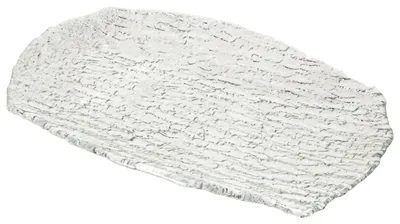Zdjęcie produktu dla St Tropez półmisek do serwowania szklany prostokątny 35,5x23cm teksturowany półmisek na ciasto