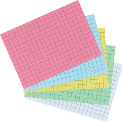 Produktbild von Herlitz 10901445, Gelb, Kariertes Papier, 170 g/m², 100 Stück(e)