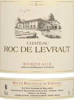 Produktbild von Château Roc de Levraut Bordeaux AOC 2025 Bordeaux | Frankreich | 13% vol | 0,75 l