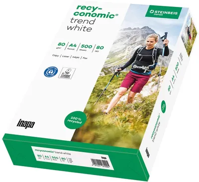 Produktbild von Inapa Multifunktionspapier Recyconomic Trend White, A4