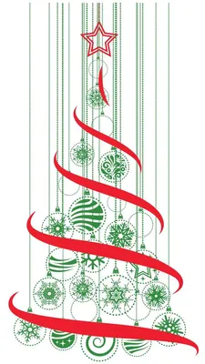 Obrázok produktu pre Nálepka s vianočným stromčekom – vianočná nálepka – sviatočná dekorácia – 205 x 110 cm