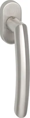 Produktbild von MARCHESI Fenstergriff Arc mit Rosette, VK 7 x 35 mm, Edelstahl matt