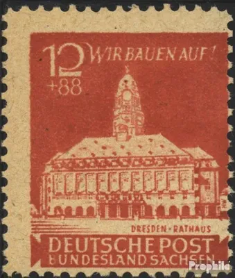 Produktbild von Briefmarken Sowjetische Zone (All.Bes.) 1946 Mi 65 postfrisch Wiederaufbau