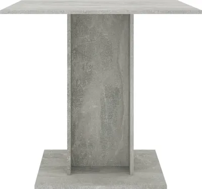 A product image of a table with a concrete-like finish.