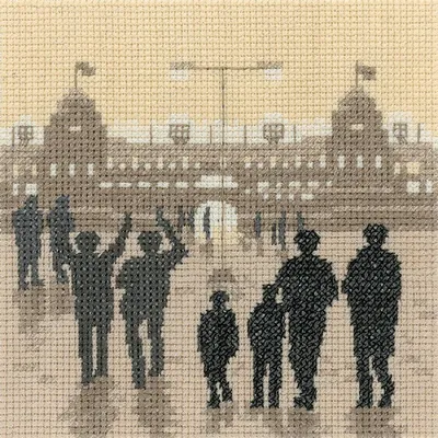 Obrázek produktu pro Souprava pro vyšívání křížkem Heritage Aida "Abendlicher Auftakt", počítaný vzor, PSEK1622-A, 12,5x12,5cm