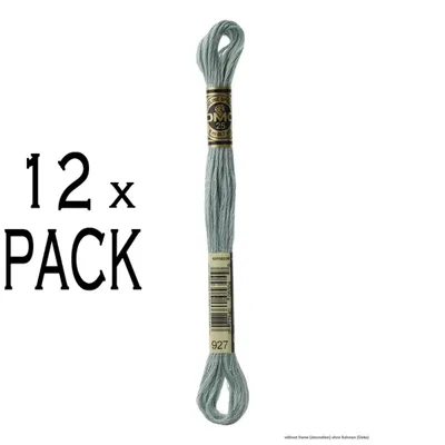 Obrázok produktu pre 12x DMC vyšívacia niť Mouline Special 117MC -927, 6-vrstvová, 8 m, VPE
