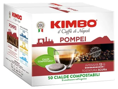 Productafbeelding van Kimbo POMPEI, koffiepads, 44mm, ESE-systeem, 50 stuks, elk 7,3 gram