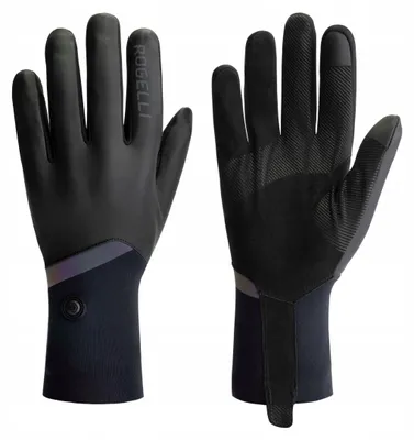 Immagine prodotto di Guanti da ciclismo invernali impermeabili Rogelli, modello Distance, per uomo