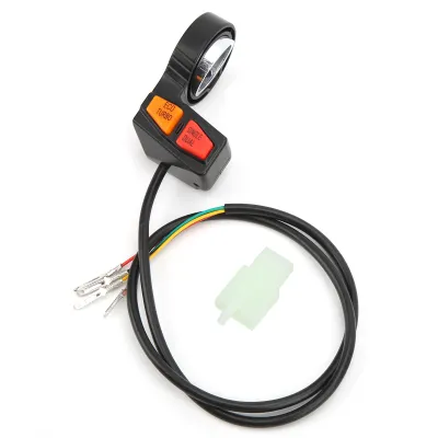 Obrázok produktu pre Prepínač riadidiel, prepínač ovládania riadidiel, prepínač riadidiel elektrického skútra, Eco Turbo Single Dual Switch, Dual Drive Electric Bike Switch, elektrický motocykel Switch