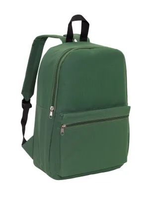 Produktbild von Rucksäcke klein Dunkelgrün 30x10,5x39,5 cm – Mini Rucksack gepolsterte Schultergurte für Damen Reißverschluss-Hauptfach