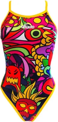 Image de Maillot de bain Turbo Crazy Jungle Revolution multicolore XL pour femme multicolore XL
