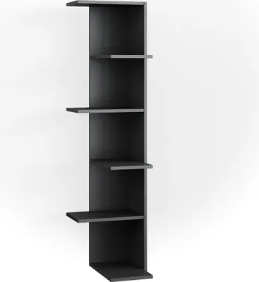 Obrázok produktu pre Rohová polica Vicco Tera, 37 x 140,1 cm, antracit