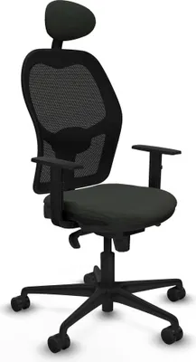 Image de Chaise de bureau Piqueras y Crespo 1D036N1 noir