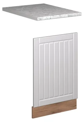 Imagen del producto de Panel frontal Vicco Fame-Line Blanco casa de campo/Roble dorado 45 cm, ET Mármol, Model 57197
