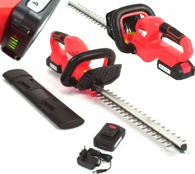 Image de Taille-haie sans fil 46cm avec chargeur de batterie 20V Li-ion Taille-haie électrique 56760