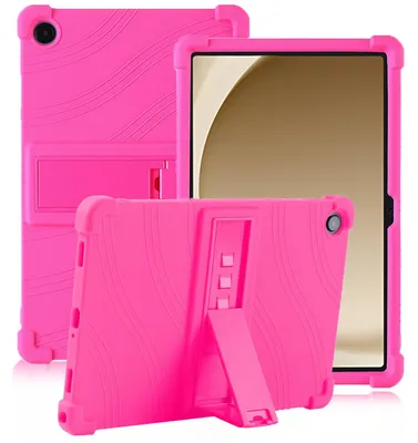 Obrázek produktu pro Tableta Pouzdro pro Samsung Galaxy Tab A11 Plus/ A11+ 11", nárazuvzdorné měkké silikonové ochranné pouzdro se stojánkem Růžová