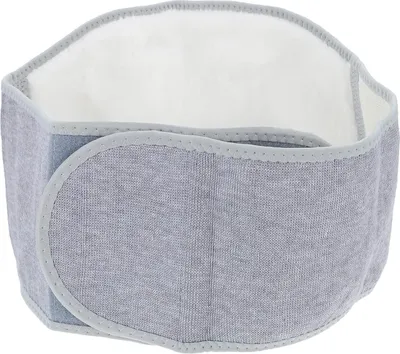 Produktbild von Healifty Rückenstützgürtel für Damen - Atmungsaktive Lendenwirbelstütze mit Lendenpolster Wärmender Unterer Rücken bei Bandscheibenvorfall Ischias (Größe L), hellgrau