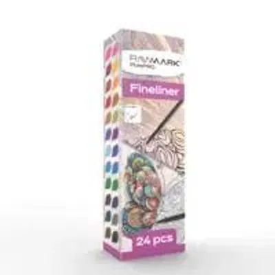 Produktbild von Feinstift 0,4 mm, 24 Farben – Rawmark