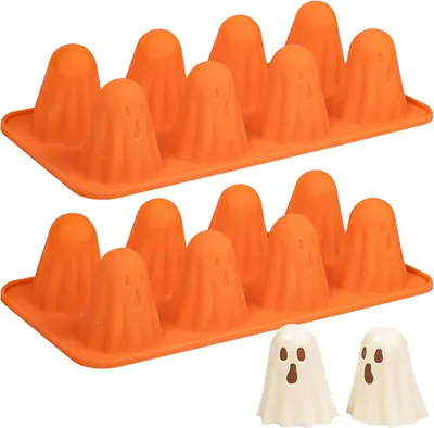 Produktbild von Halloween Silikonform Geist 2 Stück Pralinenform