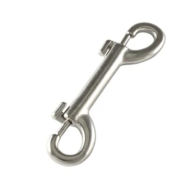 Produktbild von Doppelkarabiner 90mm Edelstahl A4 Bolzenkarabinerhaken