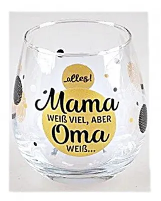 Produktbild von Whiskyglas, Wasserglas oder auch Weinglas mit Spruch Mama weiß""