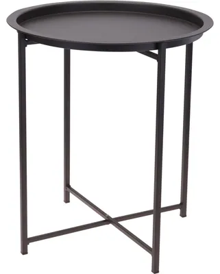 Produktbild von ProGarden Tisch Rund 46,2x52,5 cm Matt-Dunkelgrau