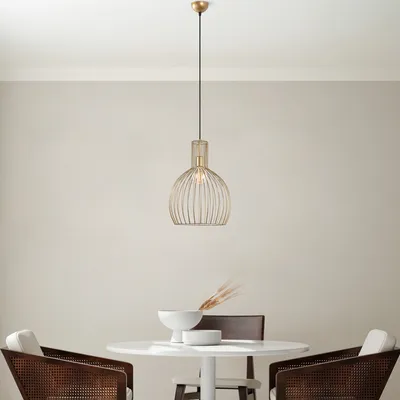 Produktbild von Opviq, Tabut - Mr - 756-1, Kronleuchter, Gold, METALLKÖRPER, 38 x 38 x 66 - 146 cm
