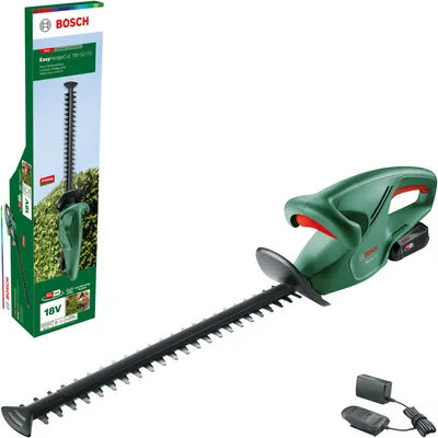 Image de Bosch EasyHedgeCut 18-52-13 - Taille-haies - sans fil - 18 V - 2 Ah - sans batterie, sans chargeur - 2400 spm - 52 cm - pas des dents : 15 mm - 2.4 kg - pour Bosch AL 1830 CV