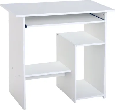 Produktbild von HOMCOM Computertisch Schreibtisch Bürotisch Gamingtisch PC-Tisch Weiß
