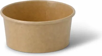 Obrázek produktu pro Kelímky na zmrzlinu z kraftového papíru, 180 ml, průměr 92 mm, 50 kusů.