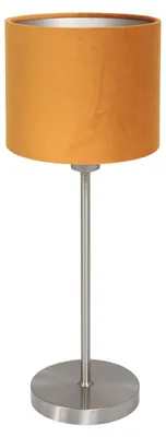 Immagine prodotto di Lampada da tavolo - oro acciaio - NOOR - metallo tessile - lampada da comodino - E27 - 4413ST - Mexlite