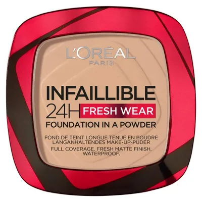 Produktbild von L’Oréal Paris 3600523951543, Kompaktes Gehäuse, Puder, Beige, 130 True Beige, Mattierend, Natürlich