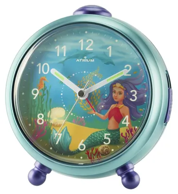 Produktbild von ATRIUM Kinderwecker Wecker Analog Quarz Meerjungfrau Mädchen A932-13 Nelly