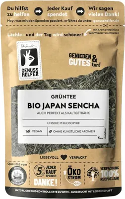 Produktbild von Japan Sencha , lose, traditioneller japanischer grüner Tee mit mildem Geschmack,  5 x 100g