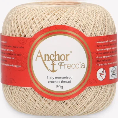 Image de Anchor Freccia 20 – fil de coton fin pour le crochet (couleur 00387)