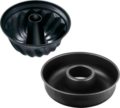 Produktbild von Kuglof- und Savarinform – ZENKER – Schwarzmetallic – 25 und 28 cm