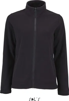 Produktbild von SOLs 02094 | Damen Plain Fleece Jacke Norman - Farbe: Black - Größe: M