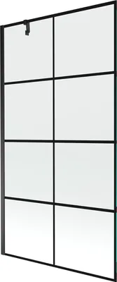 Immagine prodotto di Mexen Next pannello doccia 1 anta 100 x 150 cm, griglia nera, nero - 895-100-000-00-77-70
