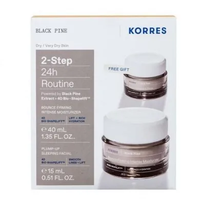 Produktbild von Korres Black Pine Hautpflege-Set zur Straffung mit Gesichtscreme