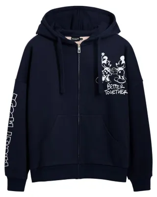 Obrázek produktu pro Desigual mikina "Better Together", barva: tmavě modrá (5000 Navy), velikost: S