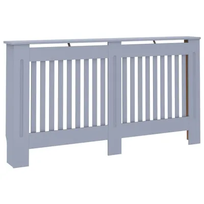Obrázek produktu pro Kryt na radiátor antracitový 152 x 19 x 81,5 cm MDF