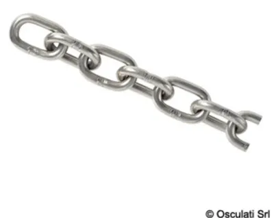 Zdjęcie produktu dla Nierdz. Genoese łańcuch 6 mm x 50 m Osculati 01.374.06-050